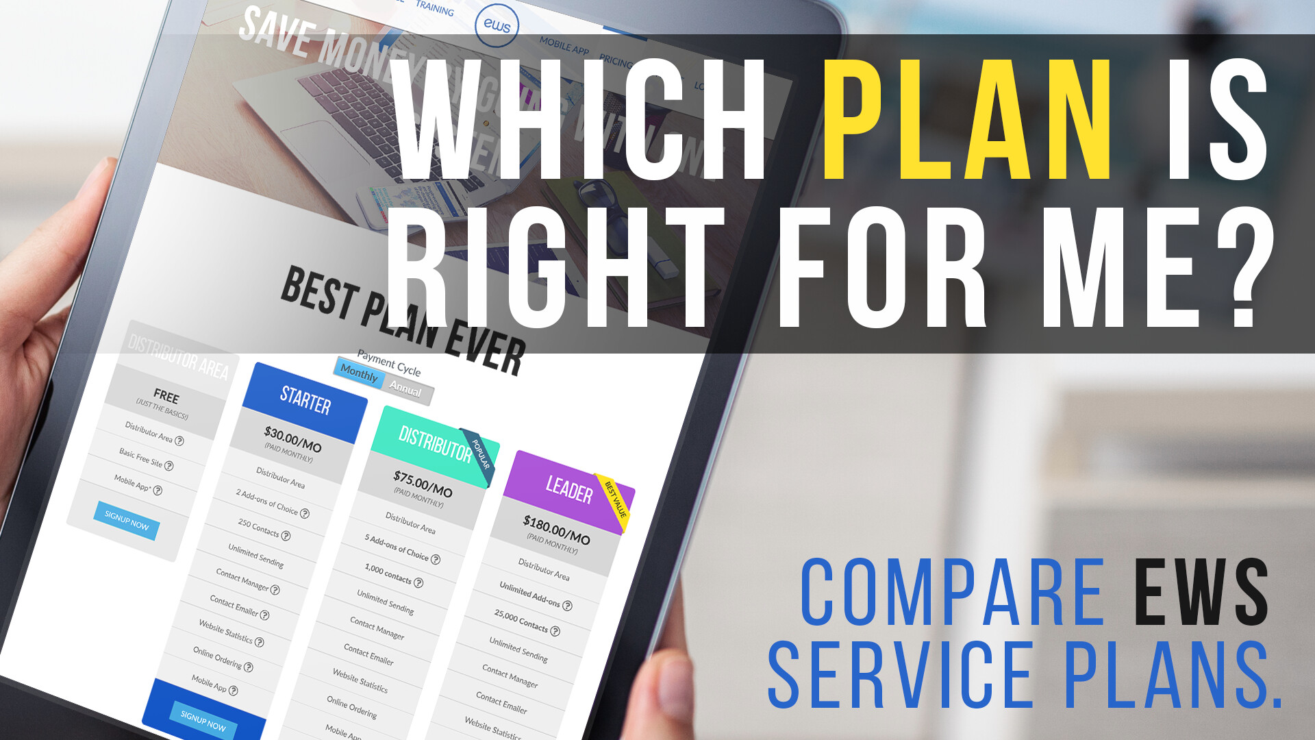 Compare EWS Membership Plans
